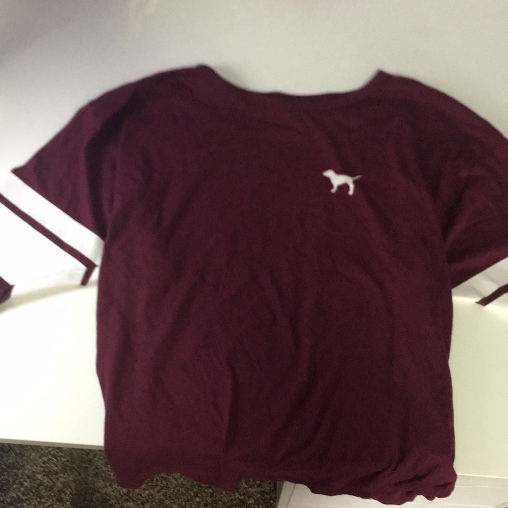 PINK Baseball Tee 3/4 sleeve